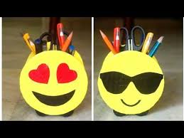 How To Make A Emoji Pencil Holder Make Emoji Pencil Holder Emoji