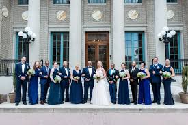 Historic Post Office Elopement Bride Groom Pictures Wedding Blue Bridal