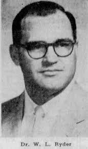 Dr William Lewis “Lew” Ryder (1926-2017)