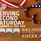 Serving Second Saturday - Wreaths Across America event in Mesquite, TX