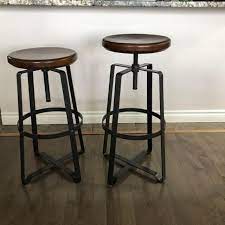 Shop for adjustable bar stools in bar stools & counter stools. Best West Elm Industrial Bar Stools X 2 For Sale In White Rock British Columbia For 2021