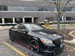 Mercedes Benz Cla Custom Grill And Side Skirts Mercedes Cla 250 Custom Grill Mercedes