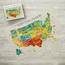 Shop All American Usa Floor Puzzle Learn All The States With Our All American Floor Puzzle Each Giant Puzzle Floor Puzzle Puzzles For Kids Melissa And Doug