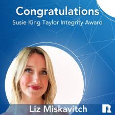 Our Susie King Taylor Integrity Award is given to an individual who lives  out our core value of acting with integrity. We are pleased to announce  Elizabeth Miskavitch as our recipient… |