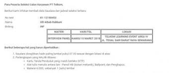 Berikut contoh soal psikotes masuk kerja untuk anda. Pengalaman Mengikuti Seleksi Great People Trainee Program Gptp Vii Telkom Indonesia 2018 Ulil Albab Rabbani S Blog