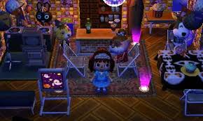 Animal Crossing Happy Home Designer Tammy Halloween Party Visit In Game 0300 7712 075 Animalcrossing Acha Happy Home Designer Animal Crossing Design