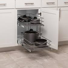 Check out top brands on ebay. Simply Put 14 In W X 19 1875 In H 2 Tier Pull Out Metal Soft Close Baskets Organizers In The Cabinet Organizers Department At Lowes Com