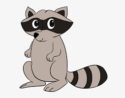 We'll review lines, shapes, texture, symmetry and collage all while learning about the artist charley har. How To Draw Raccoon Easy Raccoon Drawing Png Image Transparent Png Free Download On Seekpng