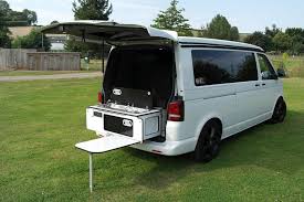 Slidepods Rear Campervan Kitchen Pods Campervan Vw Transporter Campervan Vw Transporter