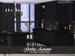 Kitchen stuff, kitchen collection, cooking stuff, the pantry, a pantry, pantry stuff, pantry set, kitchen set, kitchen meshes. Neinahpets Gothic Autumn Kitchen Mesh Required