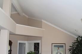 Only install crown on the two walls that have flat ceilings. Crown Molding Vaulted Ceiling Azspring