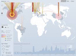 Digital Attack Map Google Ideas Ddos Attack Denial Of Service Attack Map