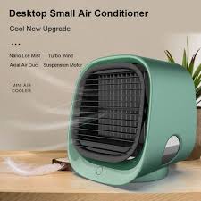 Check spelling or type a new query. Buy Portable Air Conditioner Mini Usb Fan 3 In 1 Usb Desktop Fan Evaporative Cooler Atomizing Humidifier For Home Kitchen Bedside Cabinet Office Camping Tent Green Online In Indonesia B08bywj264