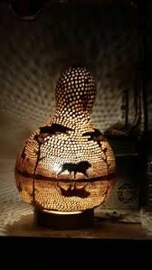 Natural Gourd Lamp Goruntuler Ile Lamba Ahsap Yakma Ahsap Isciligi
