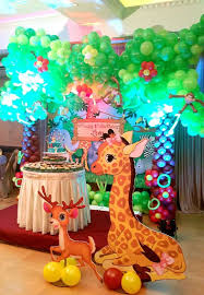 Jungle Theme Birthday Party Ideas Photo 10 Of 14 Jungle Theme Birthday Party Jungle Theme Birthday First Birthday Party Decorations