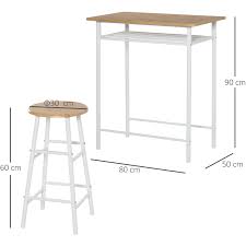 Maybe you would like to learn more about one of these? Homcom Bar Table Set