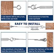 Get it as soon as thu, jun 10. 1 Set Multifunctional Wire Rope Kit Hanging Stainless Steel Cable Tent Rope Clothesline Lifting Tools Accessories Aliexpress