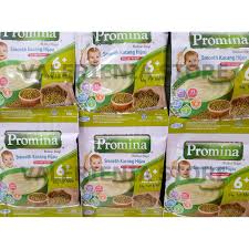Promina bubur bayi smooth kacang hijau satchet 20g (6+ bulan) / bc kacang hijau (green beans) 6+ bulan saset 20 g. Promina Bubur Bayi Sachet Usia 6 20g Shopee Indonesia