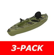 Lifetime tamarack pro 10 ft. 3 Pack Lifetime Green Muskie Angler 10 Foot 120 Inch Kayak On Sale Free Shipping