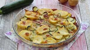 Courgettes Et Pommes De Terre Gratinees Au Parmesan Recettes Faciles Recette En 2020 Alimentation Pomme De Terre Pomme