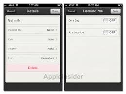 Any.do gives you the option to integrate with both the ios. Inside Apple S Ios 5 Reminders App Offers Location Aware To Do Lists Appleinsider