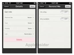 Reminders, recurring tasks, apple watch dictation, and integration with services such as google drive, sunrise calendar, and ifttt make todoist a real winner. Inside Apple S Ios 5 Reminders App Offers Location Aware To Do Lists Appleinsider