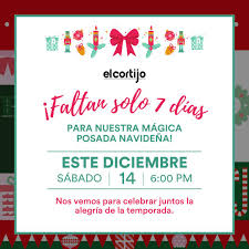 🎅✨ ¡Solo 7 días para la Posada...