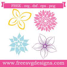 Free Svg Files Svg Png Dxf Eps Floral Elements Flower Svg Files Flower Svg Free Svg