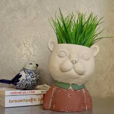 Creating a hanging planter is simple. Red Cat Head Face Concrete Pot Planter 20cm Indoor Outdoor Flower Garden Hom Ebay