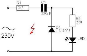 Schaltplan Fur Led An 230v Schaltplan Elektronische Schaltung Elektroniken