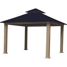 14 Ft X 14 Ft Catalina Blue Gazebo Ago14 Catalina Blue The Home Depot In 2020 Gazebo Gazebo Prices Aluminum Gazebo