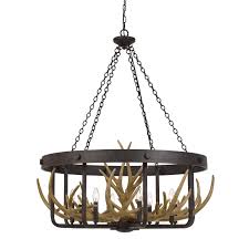 Shop Angelo Metal Antler Chandelier Overstock 29057588