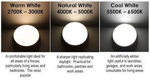Daylight bulbs emit a sharp white light. The Difference Between Warm White And Cool White Led Lights