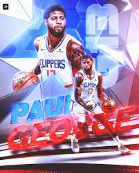 Kyrie Irving And Paul George Text Graphics Nba On Behance Paul George Nba Art Nba Pictures
