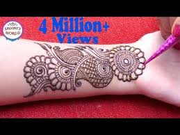 Easy Simple Arabic Henna Gol Tikki Easy Designs For Beginners By Jyoti Sachdeva Youtube Mehndi Designs Desain Henna Henna Tangan