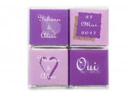 Pochette Transparente Theme Ultraviolet Chocolat De Mariage Pochette Transparente Chocolat Personnalise Pochette