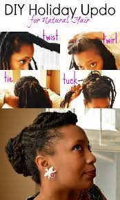 Diy Holiday Hairstyle With Pantene Thriftanista In The City Natural Hair Styles Hair Styles Locs Hairstyles