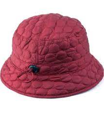 Cl2396 Foldable Water Repellent Quilted Rain Hat W Adjustable Drawstring Bucket Hat Burgundy Cw12n8yy6v1 Rain Hat Hats Water Repellent