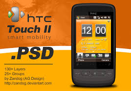 HTC Touch 2 Smartphone .PSD - Free ...