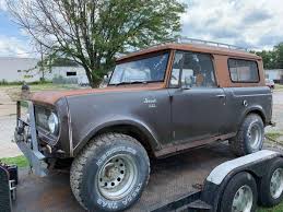 Compare prices on international scout, read specifications and descriptions and see international scout images from our global listings. Price Drop 66 Ih Scout 800 Manual 4x4 Project Truck Complete For Sale In Little Rock Ar Classiccarsbay Com