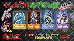 Duelingbook now has a custom cards feature! Yu Gi Oh Anime Cards Template By Kadistyle On Deviantart
