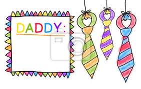 En américa se celebra en junio, en. Tarjeta Dia Del Padre Papi Mensaje Papa Carta Wandsticker Krawatte Zufall Vatertag Myloview De