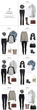 7 Days In November The Perfect Pieces For A Versatile Fall Capsule Wardrobe Kiss My Tulle Winter Capsule Wardrobe Fashion Fashion Capsule