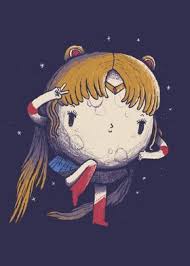 The Kawaii Moon Sailor Metal Poster Print Louis Roskosch Displate In 2021 Sailor Moon Crafts Sailor Moon Funny Poster Prints