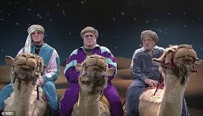 Do you miss someone special you don't see anymore? Robert De Niro Sylvester Stallone And John Goodman Transform Into Camel Riding Three Wise Guys For Snl Nativity Sketch Daily Mail Online