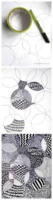 Cool And And Super Easy Zentangle Drawing Project Drawing Projects Art Projects Zentangle Patterns