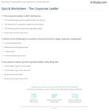 How does the word 'top' become the word 'him'? Quiz Worksheet The Corporate Ladder Study Com
