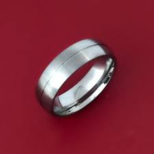 Titanium Dome 7mm Men S Wedding Band Brushed Finish Etsy 7mm Mens Wedding Band Mens Wedding Bands Meteorite Ring