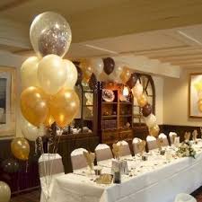 Pin By Jennifer Brown On Mum S Birthday White With A Touch Of Gold Engagement Party Decorations Engagement Party 50th Anniversary Party