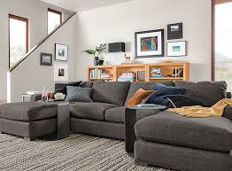 Thanks to this welcoming blend of comfort and style, metro is a customer favorite with some of our highest ratings. Metro U Shaped Sectional In Geno Charcoal Room Board